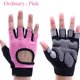 thumbnail image 1 of Guantes de entrenamiento sin dedos para hombres y mujeres, guantes de levantamiento de pesas con envolturas de muñeca, soporte para entrenamiento de gimnasio, protección completa de La Palma Fivean Guantes deportivos, 1 of 2