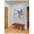 thumbnail image 7 of Marmont Hill "Corgi in Space" by Tori Campisi Painting Print on Canvas, 7 of 7