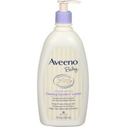 Aveeno Baby Calming Comfort Lotion with Lavender and Vanilla, 18 fl oz, 2 Pack