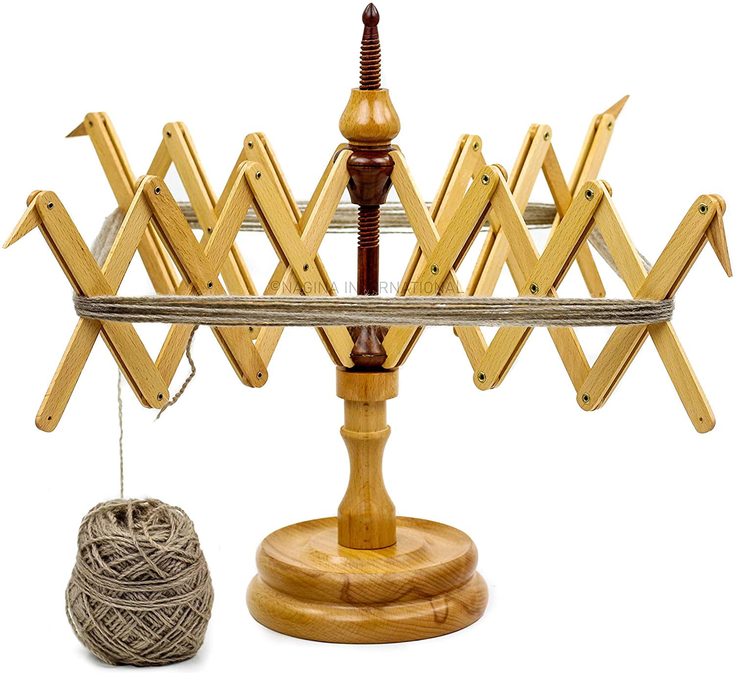 Wooden Yarn Swift Umbrella Swift Yarn Winder - Umbrella Table Top Yarn  Swift - Wooden Yarn Winder and Swift - Knitting Crocheting & Spinning  Winders 