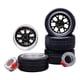 thumbnail image 3 of 2x4x Reemplazo RC Ruedas Neumáticos RC Coche Neumáticos Para Camiones Accesorios Negro, 3 of 8