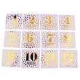 thumbnail image 2 of Etiquetas Engomadas Del Vientre de año, Etiquetas Engomadas de Protuberancia Del Bebé para año Baoblaze Etiqueta engomada del mes recién nacido, 2 of 8