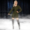 thumbnail image 3 of UNDERWRAPS Womens Horror Jumpsuit Costume - Khaki Serial Killer Horror Jumpsuit Romper Halloween Costume Women, Sexy Romper (Khaki Womens Jumpsuit, Large 12-14), 3 of 5