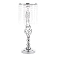 thumbnail image 2 of candelieres de cristal, floreros de cristal, jarrones, candeliere de lámpara de para boda, Navidad, comedor, , centro de decorativo Plata Colco Candelero de cristal, 2 of 8