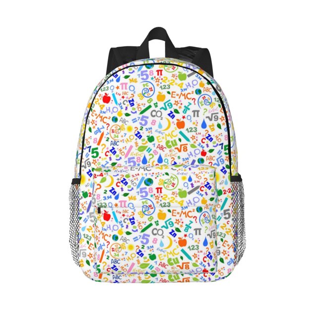 Easygdp Education And Science Mochila Ligera de 15 Pulgadas para Estudiantes, Mochila Cómoda para la Escuela y Viajes, Correas Ajustables