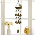 thumbnail image 4 of Bird Nest Wind Chime, Bird Bells Chimes with 12 Wind Bells for Glory Mother’s Love Gift, Garden Backyard Church Hanging Decor, Bronze, 4 of 8