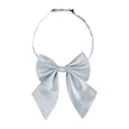 thumbnail image 1 of CORBATA DE UNIFORME AJUSTABLE CON LAZO PREATADO DE COLOR SÓLIDO PARA MUJERES CHIC INSPIRAR GRIS TALLA ÚNICA, 1 of 4