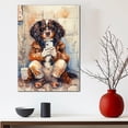 thumbnail image 5 of Bernese Mountain Dog Poster Print Bathroom Decor - Bernese Mountain Dog Canvas Wall Art For Bedroom Decor - Wall Art Bedroom Aesthetic - Best Friend Birthday Gifts, 5 of 6