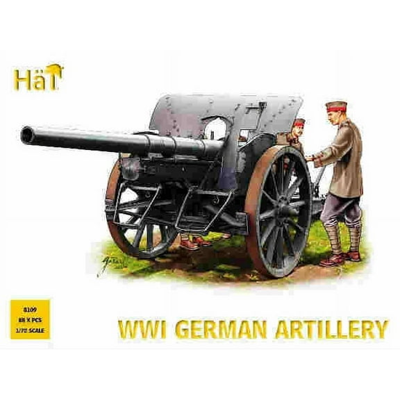 Ww-I German Artillery 1:72