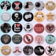 thumbnail image 2 of 30 Estilos Personalidad Creativa Alfabeto Inglés Serie De Animales De Dibujos Animados Broche De Metal Placa De Estaño Insignia Simple Redonda Pin De Solapa Accesorios De Moda, 2 of 4