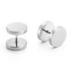 thumbnail image 5 of Pendientes de barra de acero de titanio con personalidad de moda simple para hombres y mujeres, pastel redondo de acero inoxidable, 5 of 5