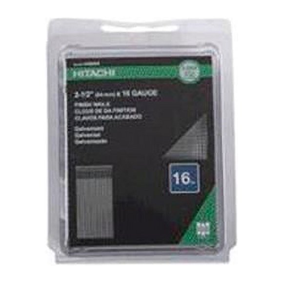 Metabo power tools 2597037 16 Gauge Smooth Shank Straight Strip Finish Nails 2.5 in. - Pack of 1 000