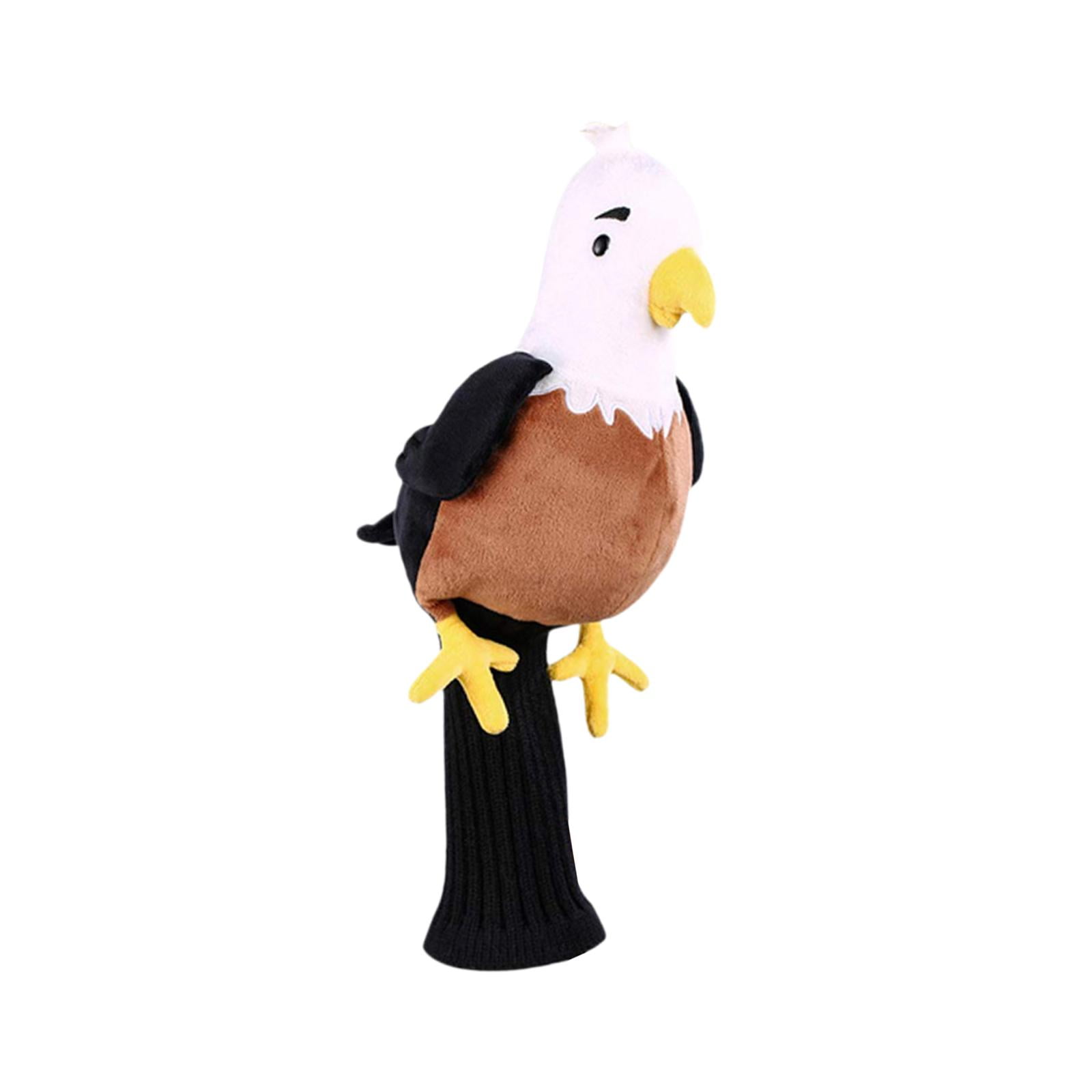 Golf Headcover Driver Protector Knitted Plush Animal Design Fits Adults and Golfers