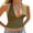Army Green, variant on Vintage Halter Tank Tops for Women Y2k V Neck Going Out Crop Tops Cute Plaid Gingham Heart Dot Solid Backless Self Tie Cami Top Summer Vest Top Streetwear