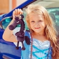 thumbnail image 5 of Cute Purple Horse Plush Keychain, Zodiac Lucky Horse Pendant, Soft Stuffed Animal Bag Charm Toy, Ideal For Equestrian Enthusiasts & Collectors, High-Quality New Year Decoration., 5 of 5