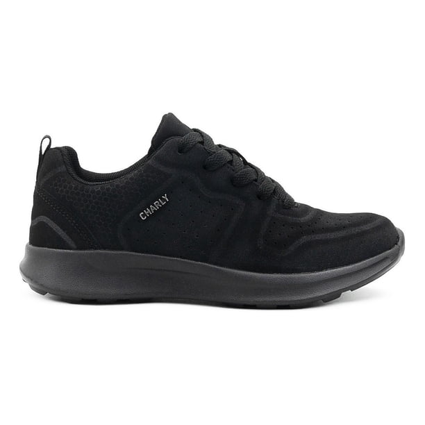 Tenis Charly Soft Runner Para Mujer Deportivo Negro 23-26 negro 22
