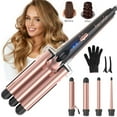 thumbnail image 1 of Duomishu 85W Professional Curling Iron Set 5 in 1 Curling Wand with Interchangeable Barrel Hair Waver Temperature Adjustments Instant Heating Curler, 1 of 10