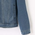 thumbnail image 4 of Ketyyh-chn99 Jean Coat for Men Fall Casual Long Sleeve Lapel Oversized Denim Jackets B,6XL, 4 of 5
