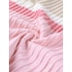thumbnail image 5 of INSPIRE CHIC Vestidos de punto a rayas para mujer, vestido de suéter midi de manga corta, color rosa, 5 of 6