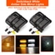 thumbnail image 3 of Speravity Paquete de 2 luces de plástico para espejo lateral automotriz, portátiles, desmontables, izquierda, derecha, impermeables, accesorios para Bombillas para automóviles Speravity VI015950-00B, 3 of 6