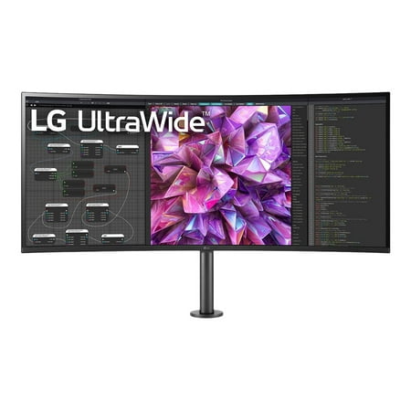 LG UltraWide 38WQ88C-W - LED monitor - curved - 38", DisplayPort, USB-C - speakers