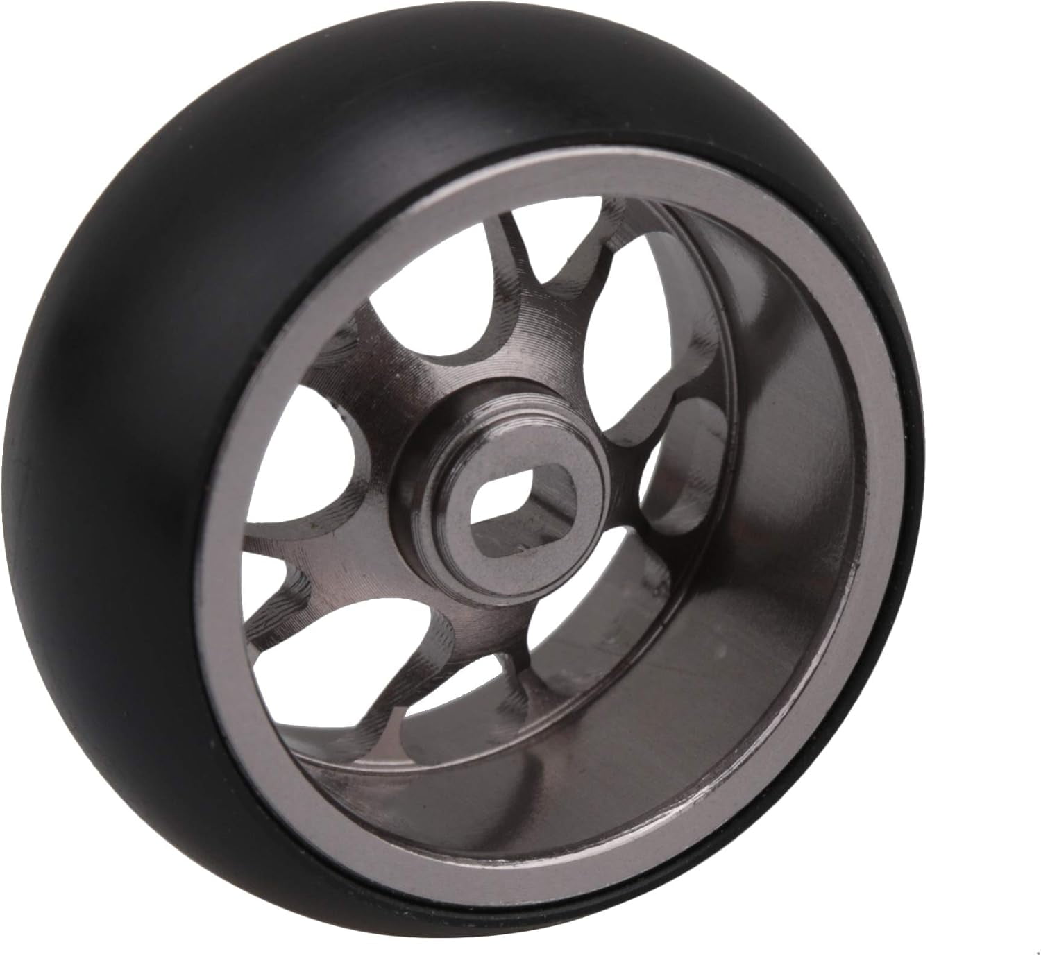0715ー6900ーぴっぴ様【9点】 4PCS 0.98x0.43Inch Titanium RC1:28 Aluminum Alloy Rim Mesh