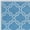 Blue, variant on Well Woven Moroccan Trellis 2'3" x 3'11" Area Rug Ivory & Light Blue