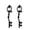 C, variant on 2 Pieces Vintage Metal Door Pulls and Cabinet Handles - Arched Top Knobs, Polished Hardware for Wardrobes, Dressers, and Furniture Doors