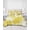 Yellow, White, Cream, variant on Quilts Twin Size, Yellow Palm Tree Soft Comforter Bedding Set for Bed, Summer Botancial Tropical Farmhouse Lightweight Quilted Bedspread with Pillow Cover(2 Pieces) for All Season, 68x86 Inch