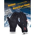 thumbnail image 4 of Waterproof Sports Gloves Touch Screen Glove Anti Slip Palm for Driving Cycling Skiing, 4 of 8