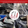 thumbnail image 5 of Bent Nose Pliers, Mechanic tool Set Automotive, Automotive tools, Electrical Disconnect Pliers, 8 in, Straight Terminal tool, Red Dipped Grip, 3 Set, Connector Separation,, 5 of 7