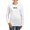 White, variant on - Vote Blue Women's Long Sleeve T Shirt - Women's Long Sleeve Graphic Casual T-Shirt