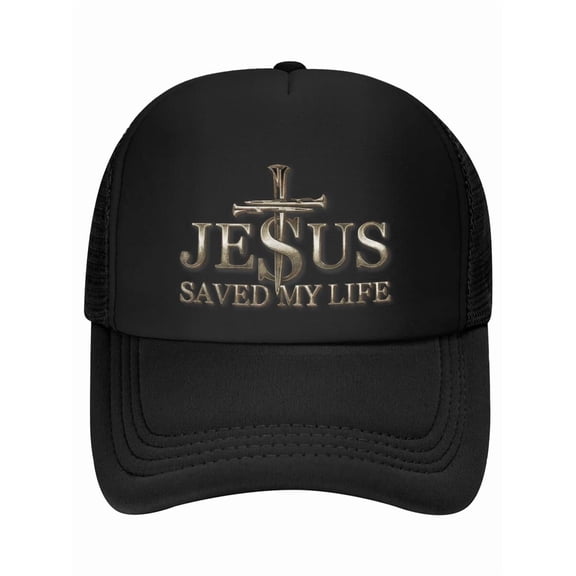 Jesus Christ Saved My Life Gift For Women Men Baseball Cap