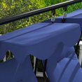 thumbnail image 5 of Outsunny Alloy 2-Seater Porch Swings Canopy Replacement, Dark Blue, 5 of 9