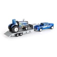 thumbnail image 2 of ERTL 1/64 New Holland "Blue Barracuda" Pulling Tractor with Pickup Truck & Trailer 47570, 2 of 6