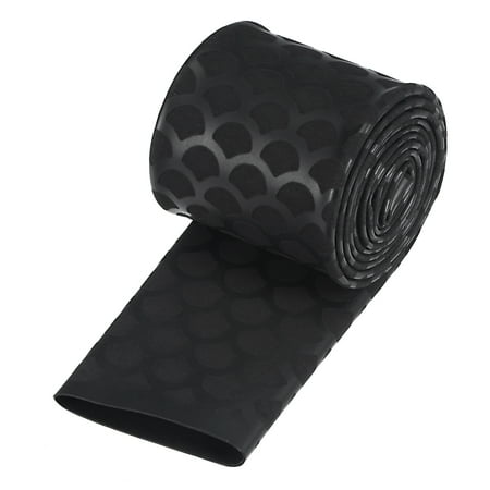 Uxcell 35mm Dia 3.3ft 2:1 rate Black Heat Shrink Wrap Tubing Sleeve for Fishing Rod Grips Handle