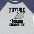 thumbnail image 4 of Inktastic Future Squash Player Champion Boys or Girls Baby Bodysuit, 4 of 5