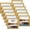 Gold, variant on 8x8 Picture Frame Set of 12, Display 5x5 with Mat or 8 x 8 without Mat, Photo Frames for Wall Mounting or Table Top Display, Brown