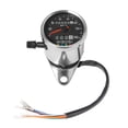 thumbnail image 3 of S SERENABLE Motorbicycle Instrument Digital Tachometer LED Backlight Indicator Light Display Electroplated black, 3 of 9