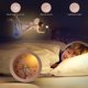 thumbnail image 2 of Despertador para niños que no hace tictac, despertador de viaje ruidoso, reloj de escritorio con campanas dobles iluminadas para habitaciones de niños (rosa) JAMW Sencillez, 2 of 5