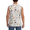 thumbnail image 4 of Daiia Outdoor Living Printed Men's Tank Tops,Casual Soft Sleeveless Gym Muscle Shirts Bodybuilding Tee-Small, 4 of 8