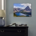 thumbnail image 5 of Glacier National Park Montana Hidden Lake Canvas Wall Art, 16x12in Bearhat Mountain Landscape Print, Nature Scenery Wall Decor for Living Room, Bedroom, Office, Ready to Hang, 5 of 6