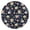 Pioneer Flower Floral-2, variant on Pioneer Flower Floral Print Pattern Round Fitted Tablecloth with Elastic Edge, Waterproof Dining Table Cover for Indoor Outdoor Camping and Daily Use