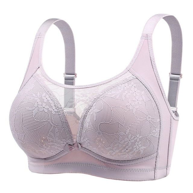 COM1950s Lace Bras for Women, Woman's Lace Thin Style Ventilate Large Size Bra without Steel Rim