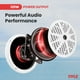thumbnail image 5 of Set de altavoces receptores de radio marinos Pyle PLMRKT38W con Bluetooth, 5 of 7
