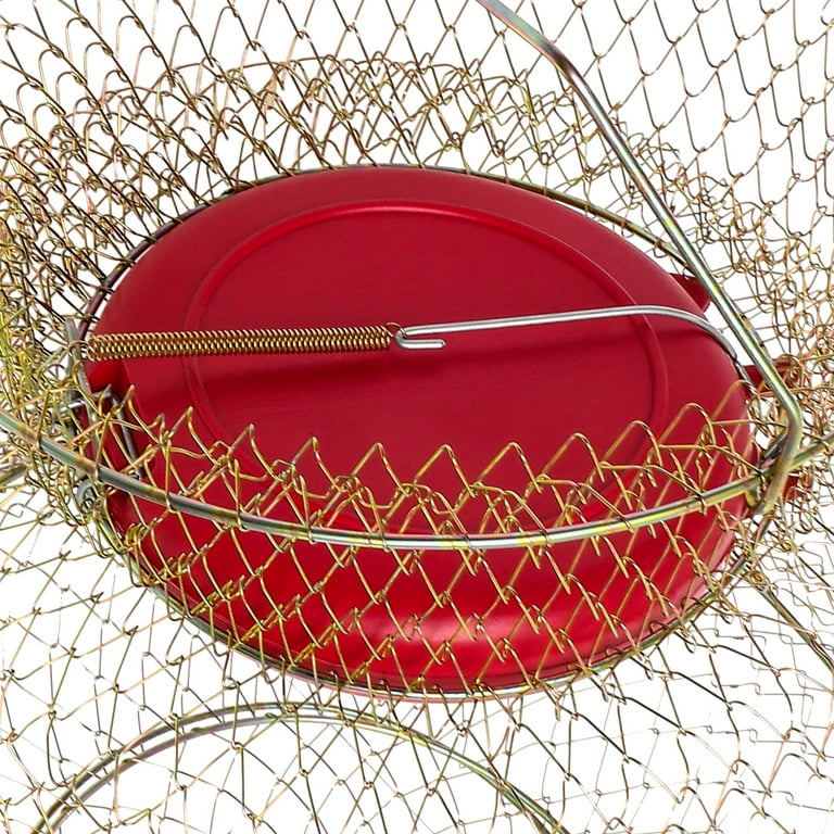 Iron Mesh Fishing Guard Fish Protective Cage Fish Basket Fishing Net Cage  with Floating Bowl