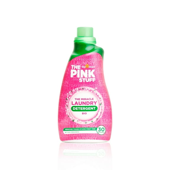 The Pink Stuff, Miracle Laundry Detergent, Liquid, Rhubarb Scent, 30 Loads 1 Count