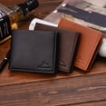 thumbnail image 2 of Men Boys Teens Xams Gift Concise Wearable PU Leather Multi Position Wallet Purse, 2 of 8