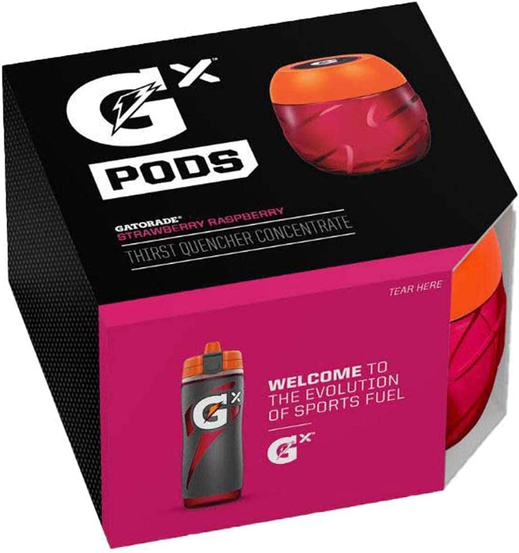 Gatorade GX Pods, Strawberry Raspberry, 3.25oz Pods