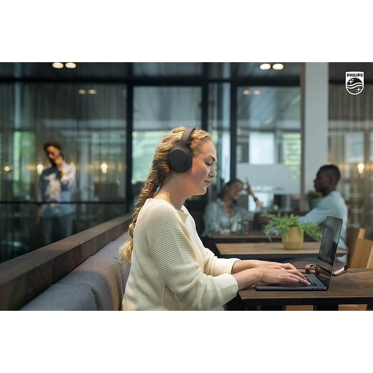 Philips Multipoint Black ANC and Pro Connection, H8506 Headphones with Bluetooth Wireless